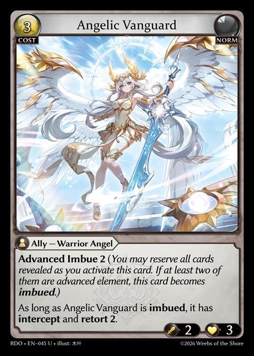 Angelic Vanguard 045 Uncommon Radiant Origins NM