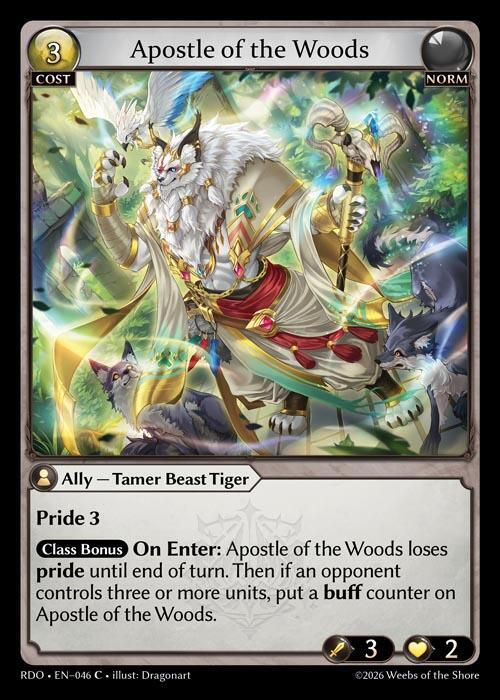 Apostle of the Woods 046 Common Radiant Origins NM
