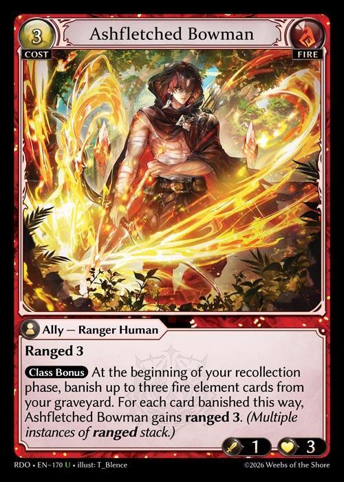 Ashfletched Bowman 170 Uncommon Radiant Origins NM