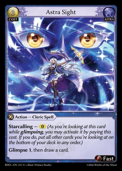 Astra Sight 311 Uncommon Radiant Origins NM