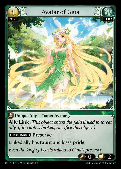 Avatar of Gaia 374 Rare Radiant Origins NM