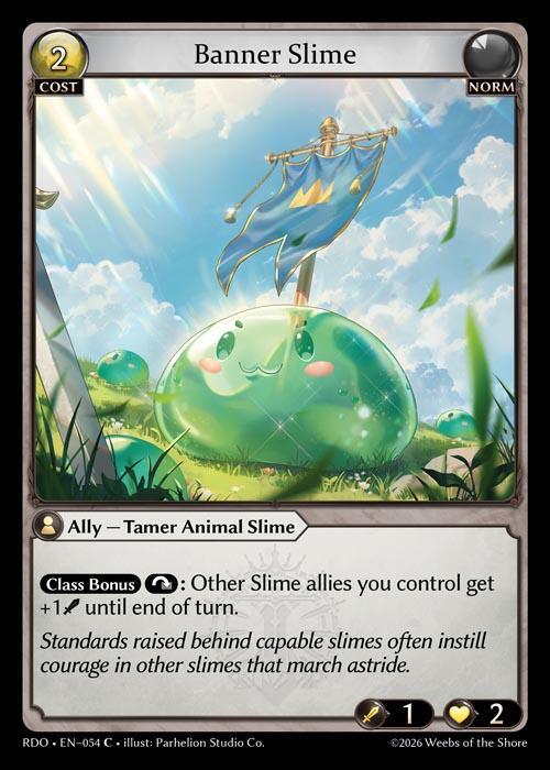 Banner Slime 054 Common Radiant Origins NM