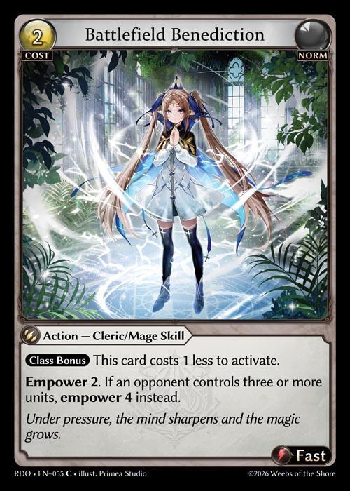 Battlefield Benediction 055 Common Radiant Origins NM