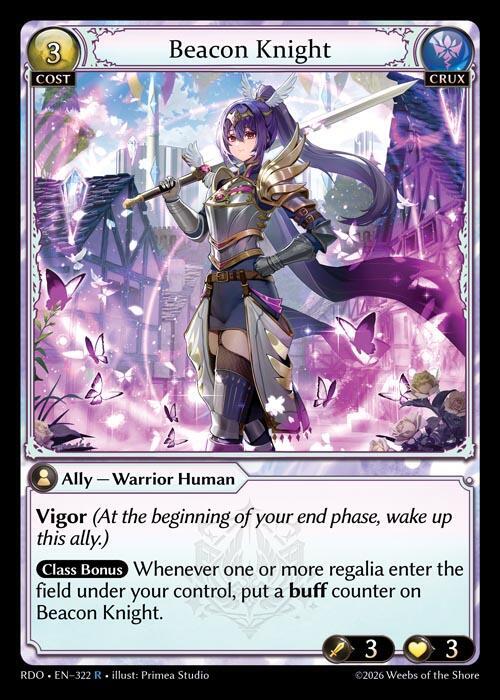 Beacon Knight 322 Rare Radiant Origins NM