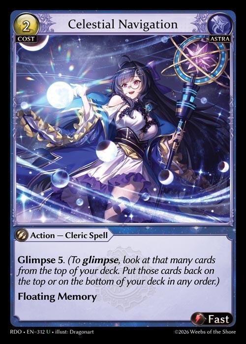 Celestial Navigation 312 Uncommon Radiant Origins NM