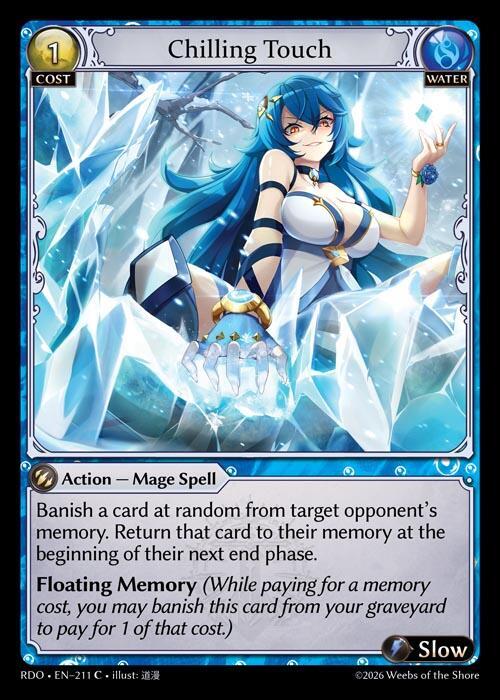 Chilling Touch 211 Common Radiant Origins NM