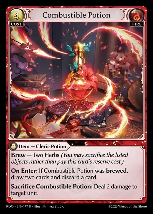 Combustible Potion 177 Rare Radiant Origins NM