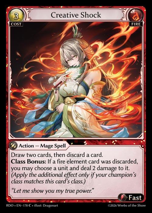 Creative Shock 178 Common Radiant Origins NM