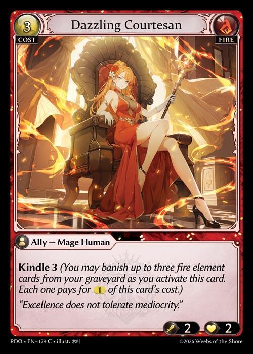 Dazzling Courtesan 179 Common Radiant Origins NM