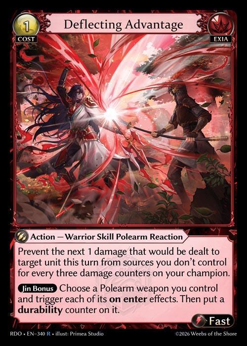 Deflecting Advantage 340 Rare Radiant Origins NM