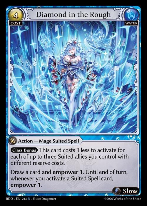 Diamond in the Rough 213 Rare Radiant Origins NM