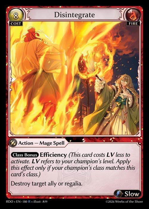 Disintegrate 180 Rare Radiant Origins NM