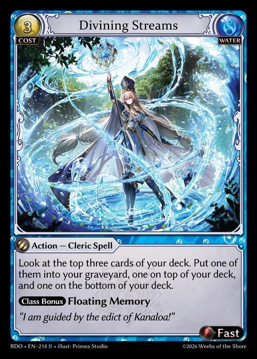 Divining Streams 214 Rare Radiant Origins NM