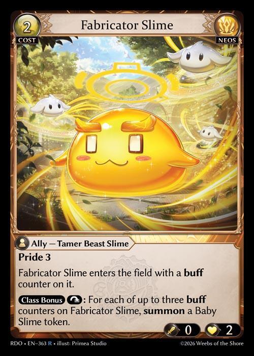 Fabricator Slime 363 Rare Radiant Origins NM