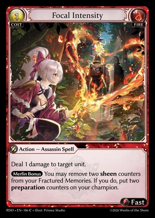 Focal Intensity 186 Common Radiant Origins NM