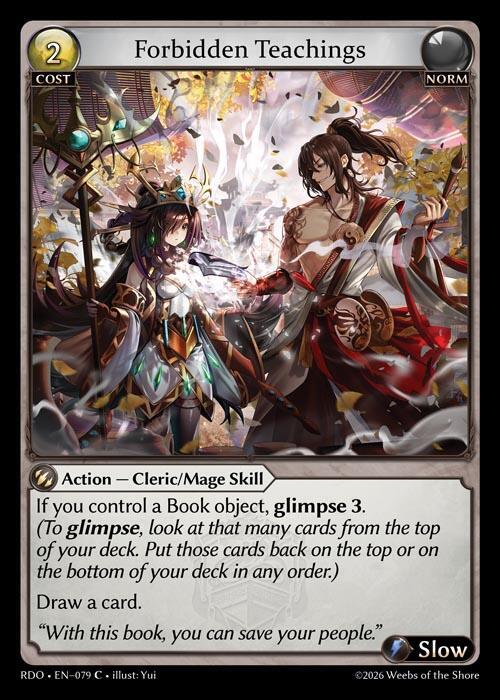 Forbidden Teachings 079 Common Radiant Origins NM