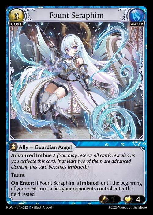 Fount Seraphim 222 Rare Radiant Origins NM