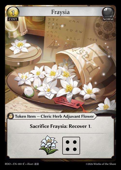 Fraysia 081 Common Radiant Origins NM