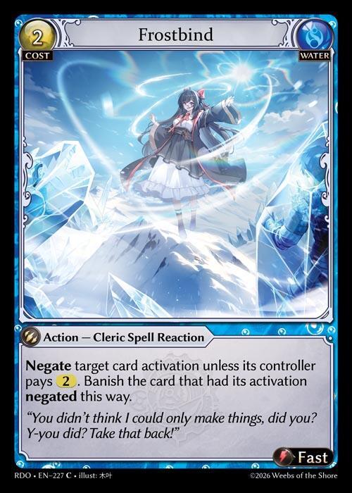 Frostbind 227 Common Radiant Origins NM