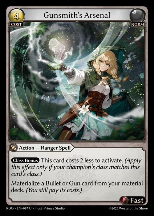 Gunsmith's Arsenal 087 Uncommon Radiant Origins NM