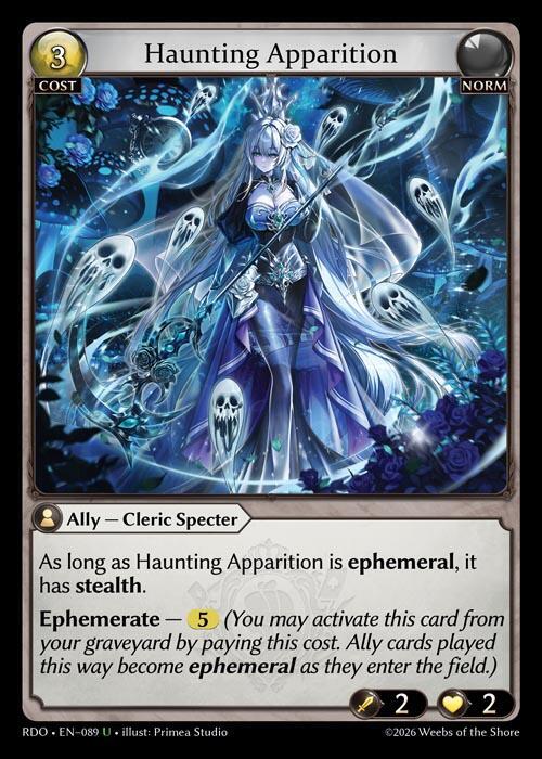 Haunting Apparition 089 Uncommon Radiant Origins NM