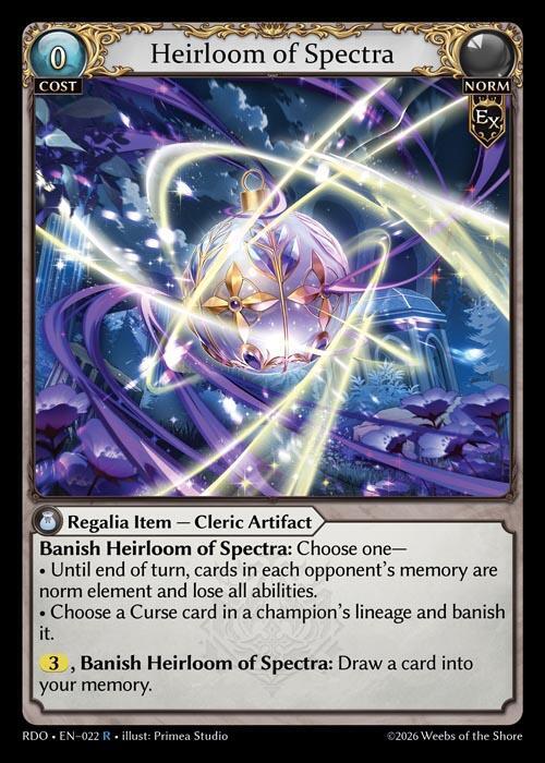 Heirloom of Spectra 022 Rare Radiant Origins NM