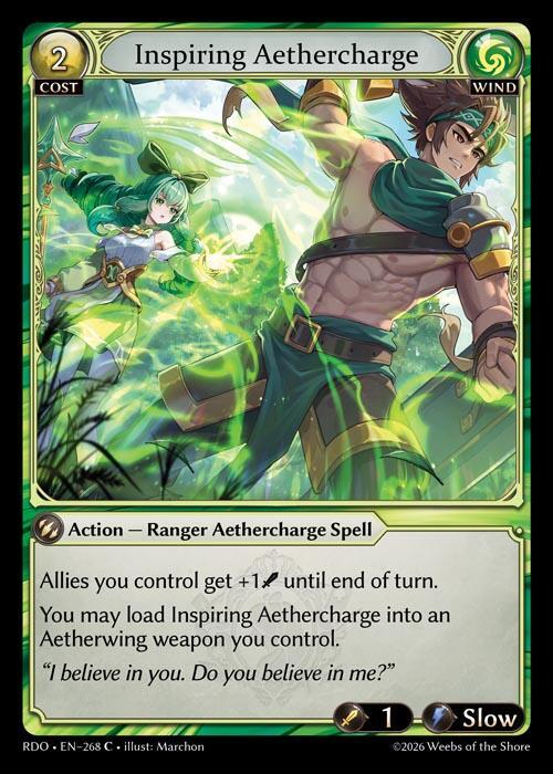 Inspiring Aethercharge 268 Common Radiant Origins NM