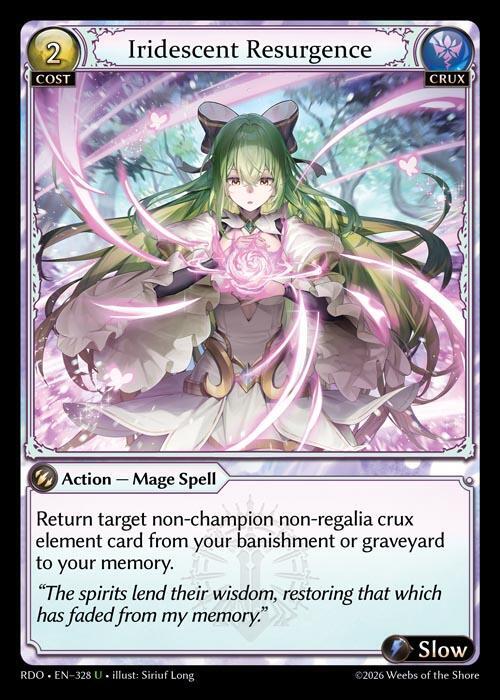 Iridescent Resurgence 328 Uncommon Radiant Origins NM
