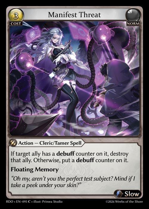 Manifest Threat 095 Common Radiant Origins NM
