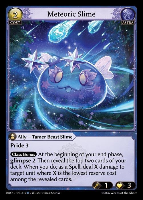 Meteoric Slime 315 Rare Radiant Origins NM
