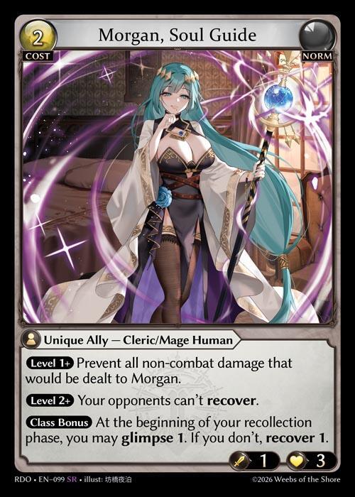 Morgan, Soul Guide 099 Super Rare Radiant Origins NM