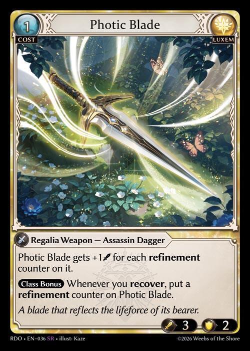 Photic Blade 036 Super Rare Radiant Origins NM