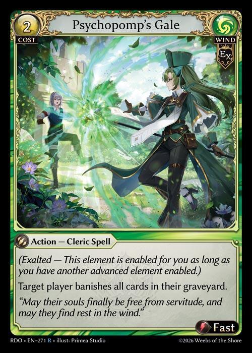 Psychopomp's Gale 271 Rare Radiant Origins NM