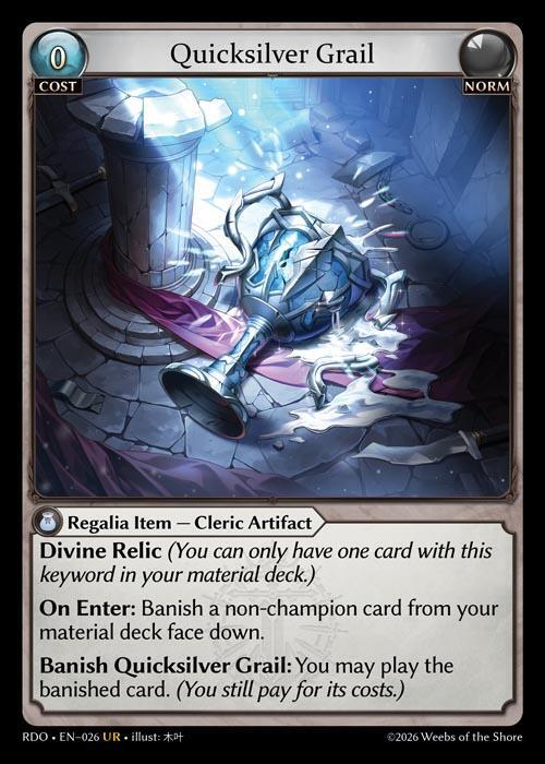 Quicksilver Grail 026 Ultra Rare Radiant Origins NM