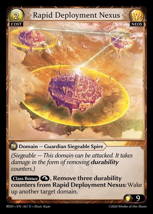 Nexus Raptor Rapid Deployment Nexus 367 Rare Radiant Origins NM – Raptor Games