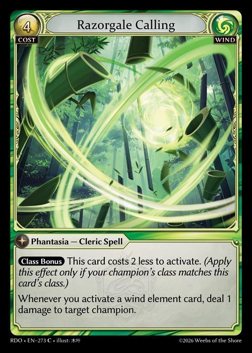 Razorgale Calling 273 Common Radiant Origins NM