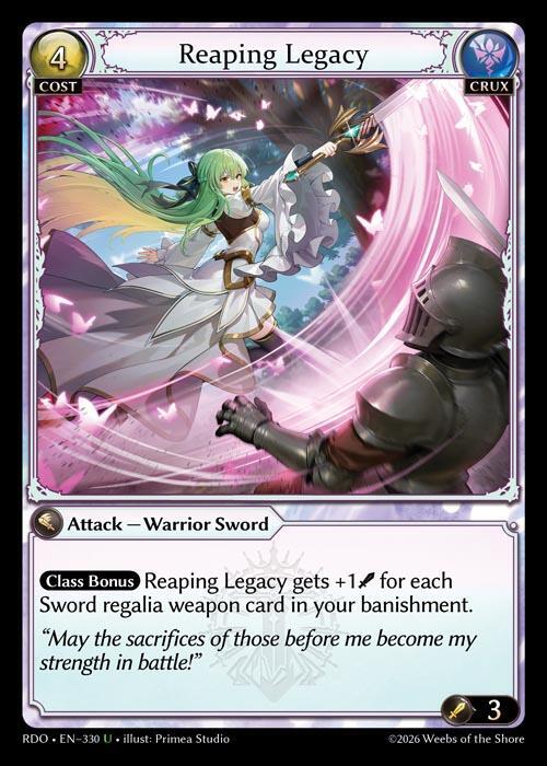 Reaping Legacy 330 Uncommon Radiant Origins NM