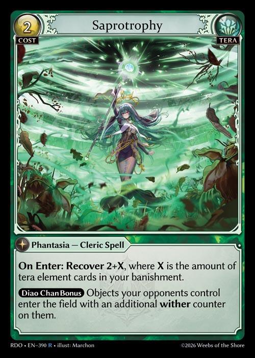 Saprotrophy 390 Rare Radiant Origins NM