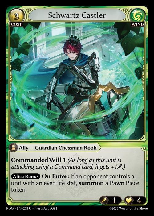 Schwartz Castler 278 Common Radiant Origins NM