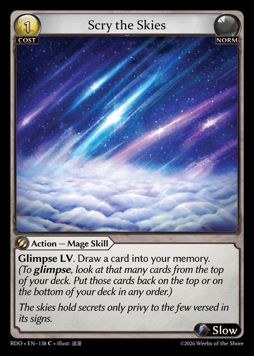 Scry the Skies 138 Common Radiant Origins NM