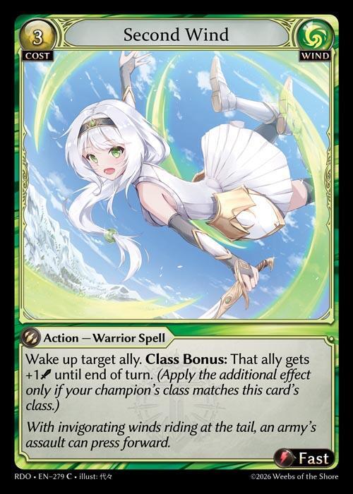 Second Wind 279 Common Radiant Origins NM