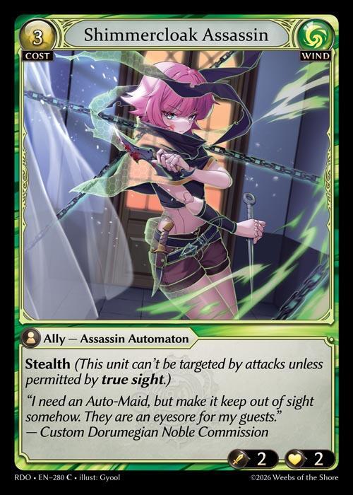 Shimmercloak Assassin 280 Common Radiant Origins NM