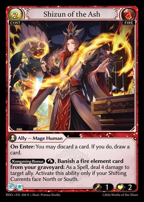 Shizun of the Ash 200 Rare Radiant Origins NM