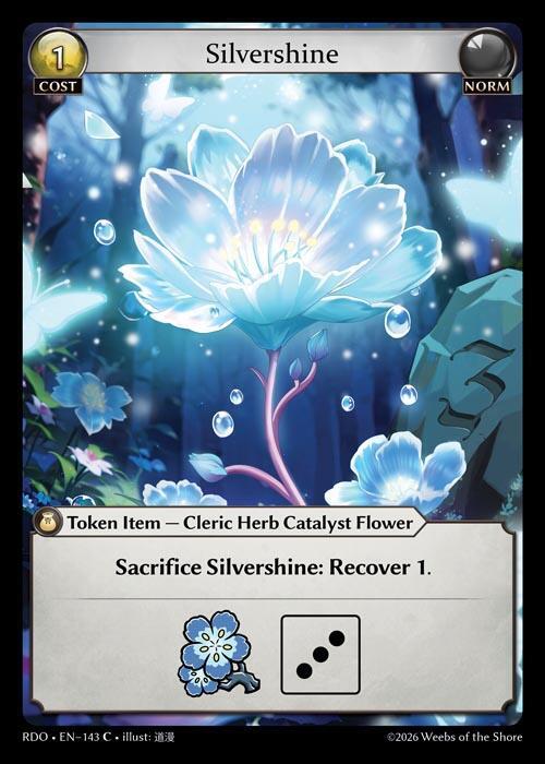 Silvershine 143 Common Radiant Origins NM