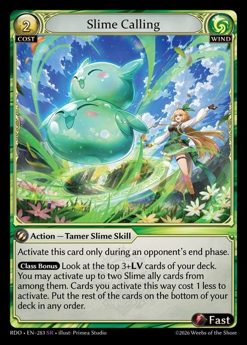 Slime Calling 283 Super Rare Radiant Origins NM