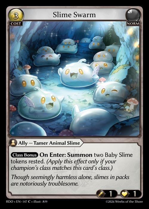 Slime Swarm 147 Common Radiant Origins NM