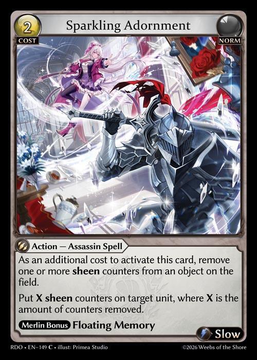 Sparkling Adornment 149 Common Radiant Origins NM