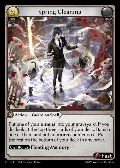 Spring Cleaning 151 Common Radiant Origins NM