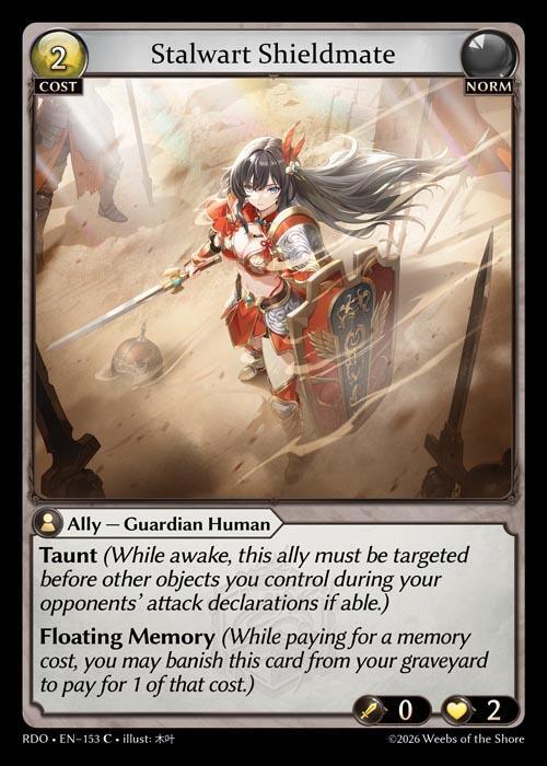 Stalwart Shieldmate 153 Common Radiant Origins NM
