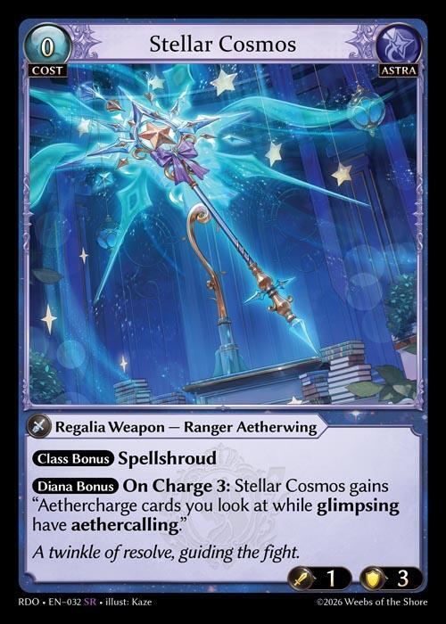 Stellar Cosmos 032 Super Rare Radiant Origins NM